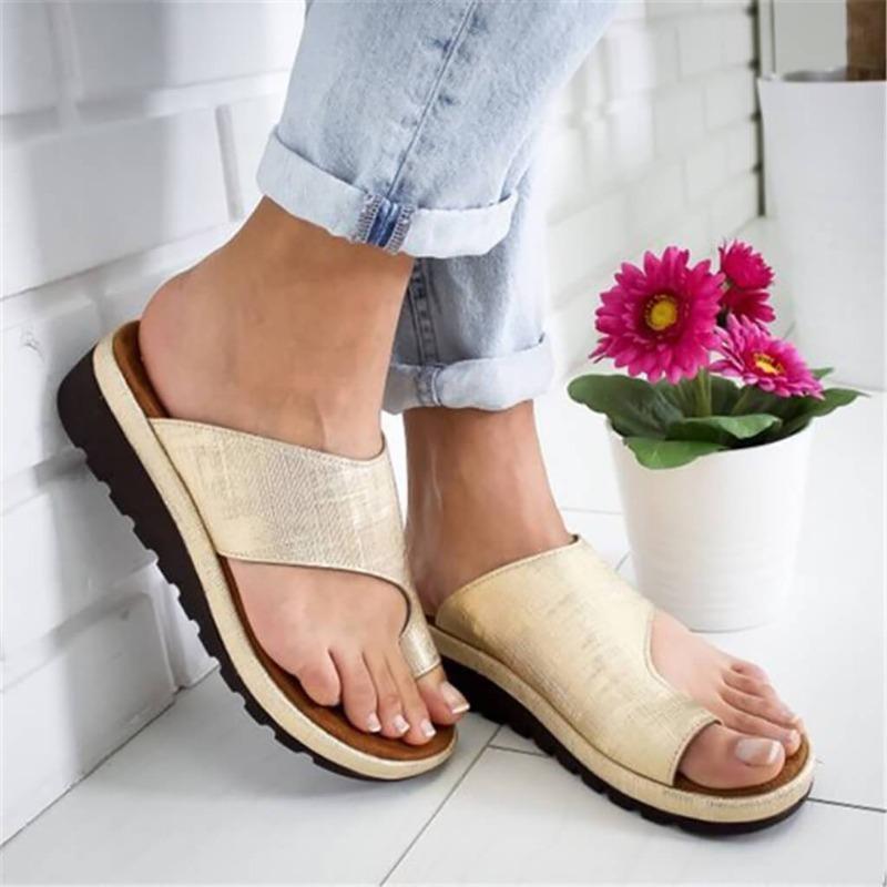 Orthopedische Dames Teenslippers met Voetbed Ondersteuning Meerkleurig | Sansoti