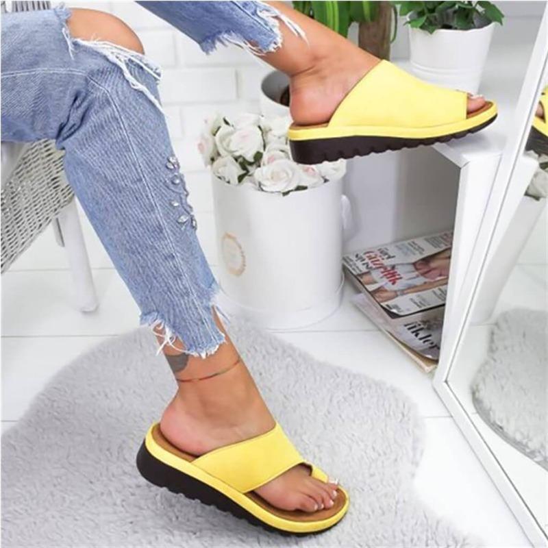 Orthopedische Dames Teenslippers met Voetbed Ondersteuning Meerkleurig | Sansoti
