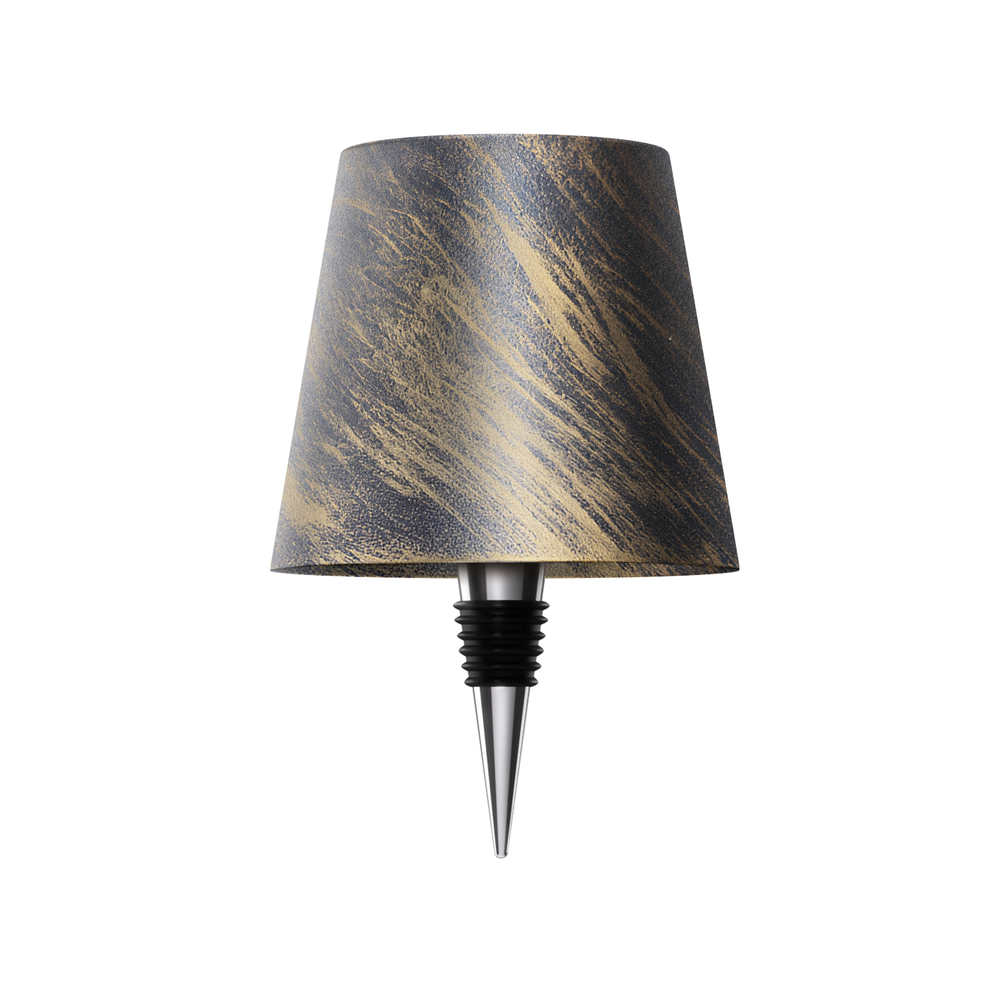 Flessenlamp Draadloos Oplaadbaar LED Zwart 3000K USB-C Tafellamp Wijnfles Bar Sfeerverlichting | Sansoti