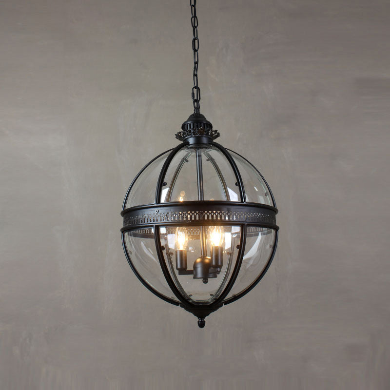 Suspension Baroque Avec Abat-Jours En Verre Et Finition Dorée – Lustre Design Luxe 3 Lumières | Restfield