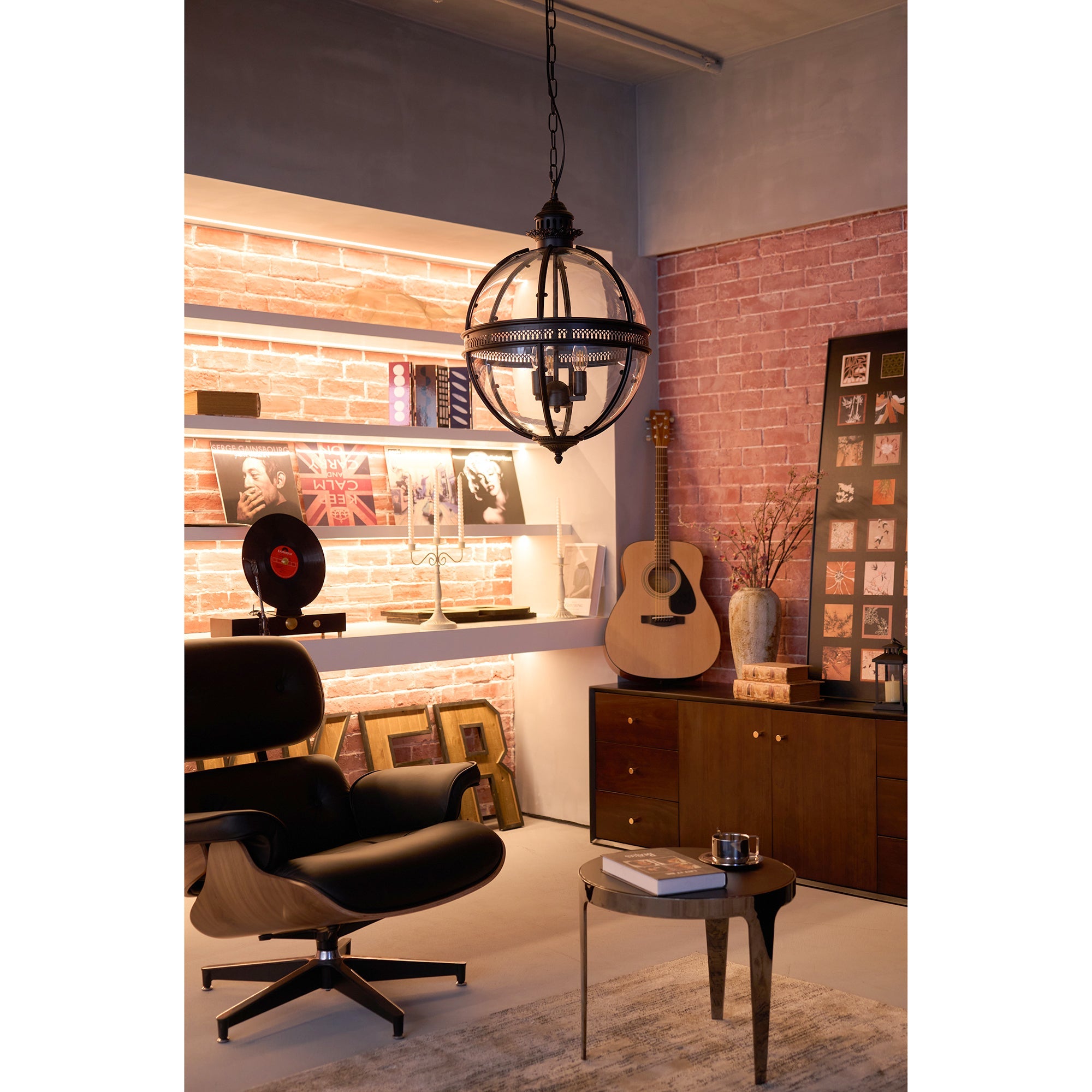 Suspension Baroque Avec Abat-Jours En Verre Et Finition Dorée – Lustre Design Luxe 3 Lumières | Restfield