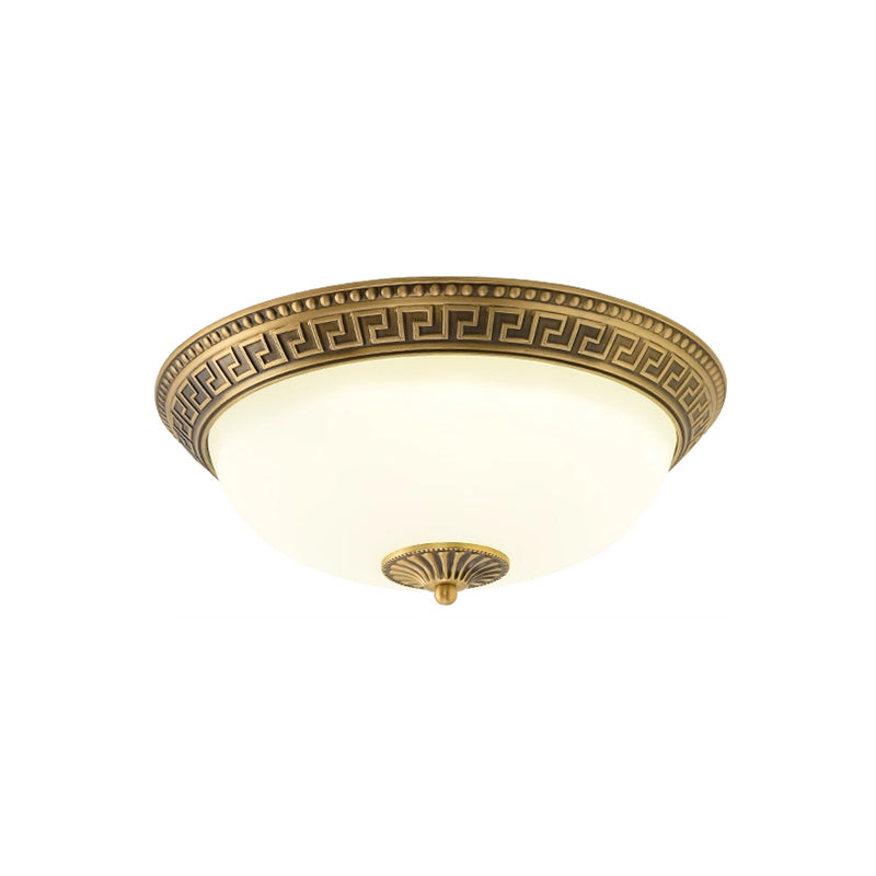 Deckenleuchte mit Glasschirm und Metallrahmen, E27-Fassung, integrierter LED, 30-50 cm, modernes Design für Wohnzimmer | Sansoti