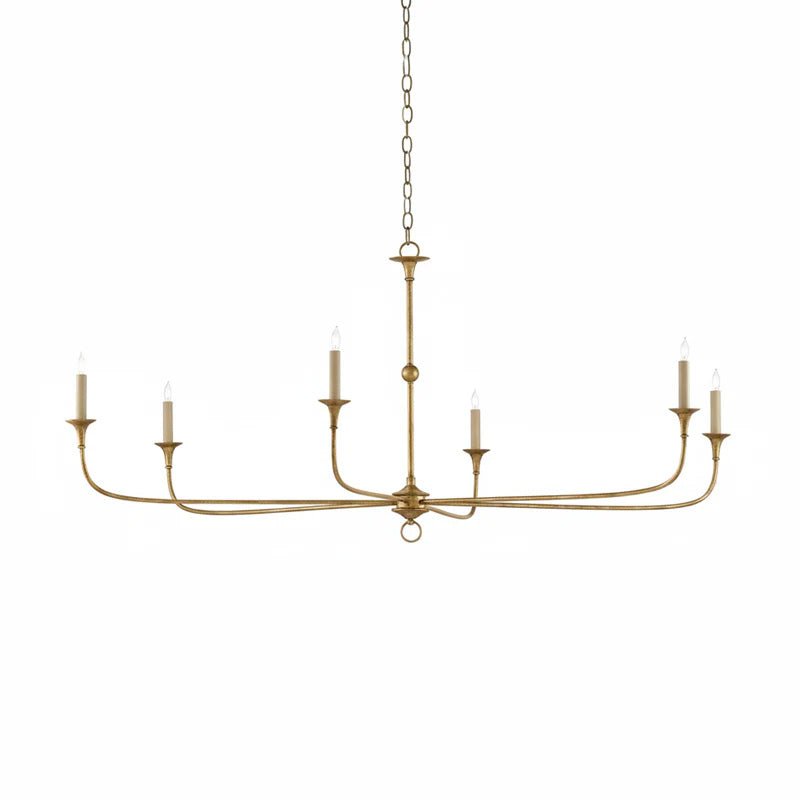 Lampe Bougie Lustre Laiton Métal Or Noir Blanc Nickel Salon Salle à Manger 5 6 Bras Suspension Vintage Lustre Bougies | Restfield
