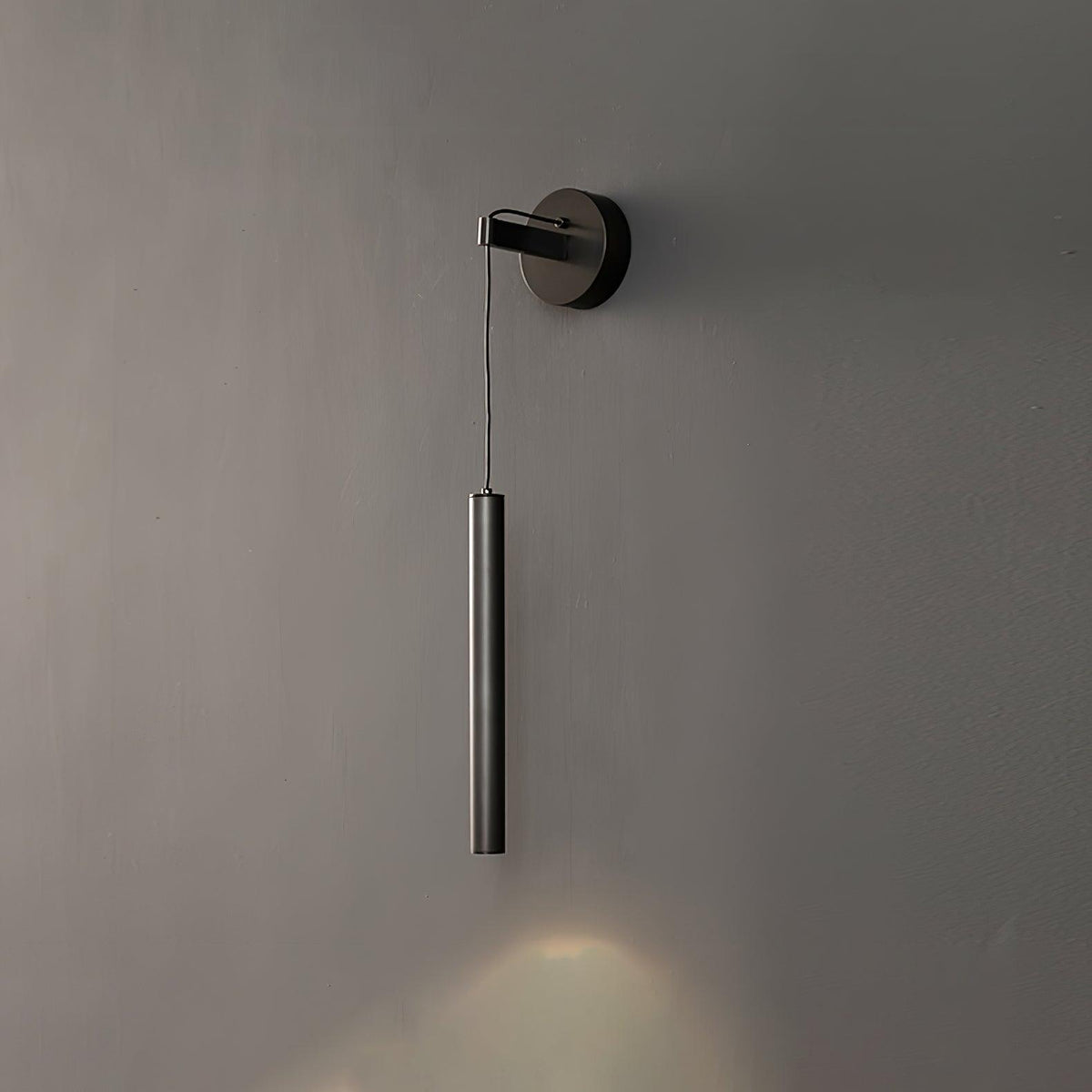 Minimalist Brass Wall Lamp LED Linear Design Scandinavian Modern Interior Ambient Lighting Living Room | Sansoti