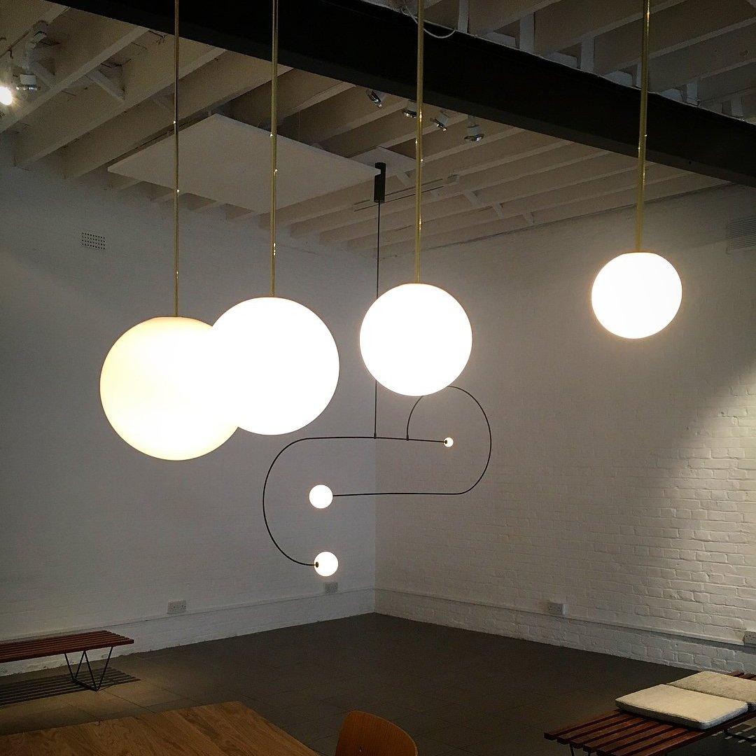 Hängelampe Messing Milchglas Decke Minimalistisch Modern Skandinavisch Flur Esstisch Nachttisch | Restfield
