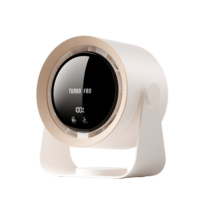 Kabelloser Tischventilator mit wiederaufladbarem Akku, flüsterleise, 36-45 dB, für Zuhause, Büro und Schlafzimmer | Sansoti