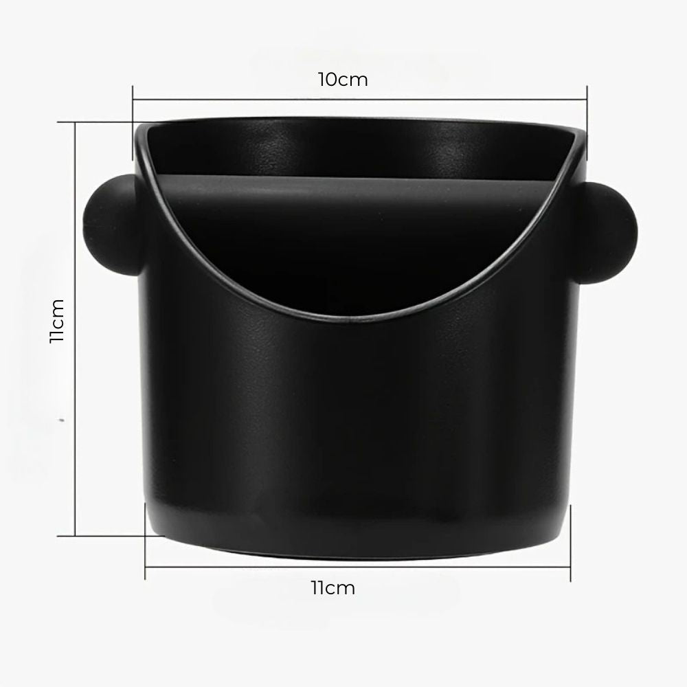 Koffiekloppot Modern Design ABS Kunststof Mat Afwerking Antislipbodem Verwijderbare Klopstang Professioneel Thuis Café Barista Espresso Dik Afval Opvang Accessoire | Sansoti