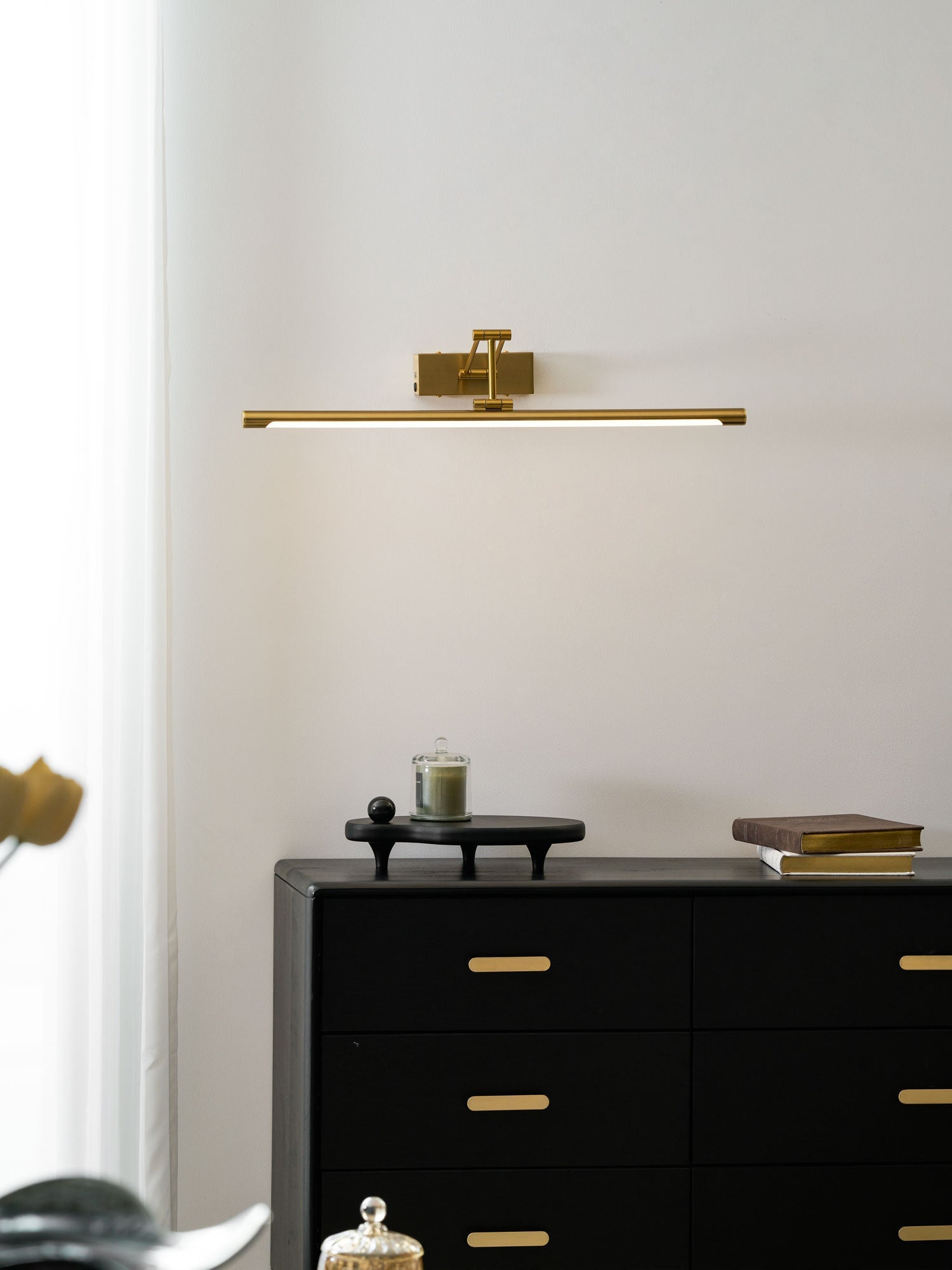 Oplaadbare Schilderijverlichting Goud USB Draadloos Frame Lamp voor Kunst Foto's Muur | Sansoti