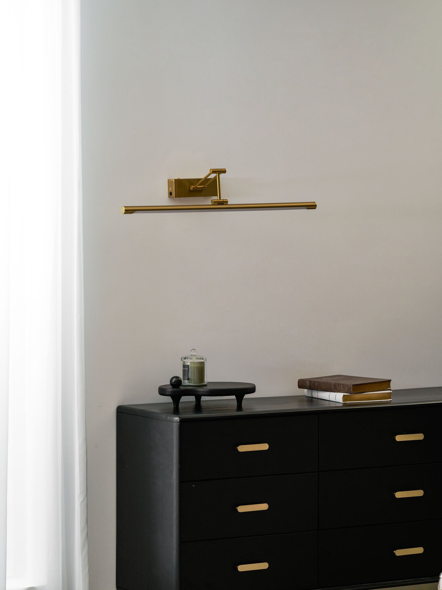 Oplaadbare Schilderijverlichting Goud USB Draadloos Frame Lamp voor Kunst Foto's Muur | Sansoti