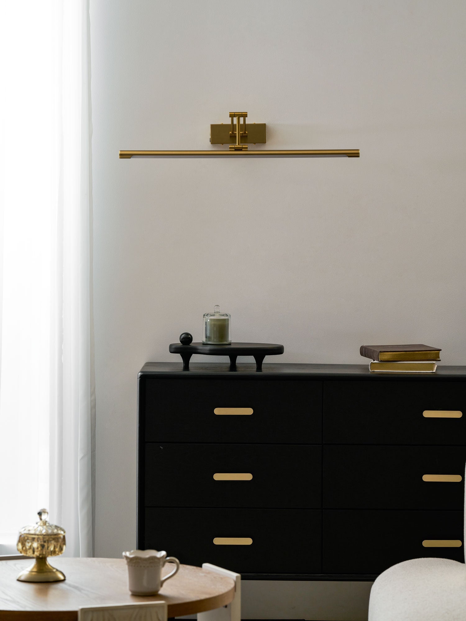 Oplaadbare Schilderijverlichting Goud USB Draadloos Frame Lamp voor Kunst Foto's Muur | Sansoti