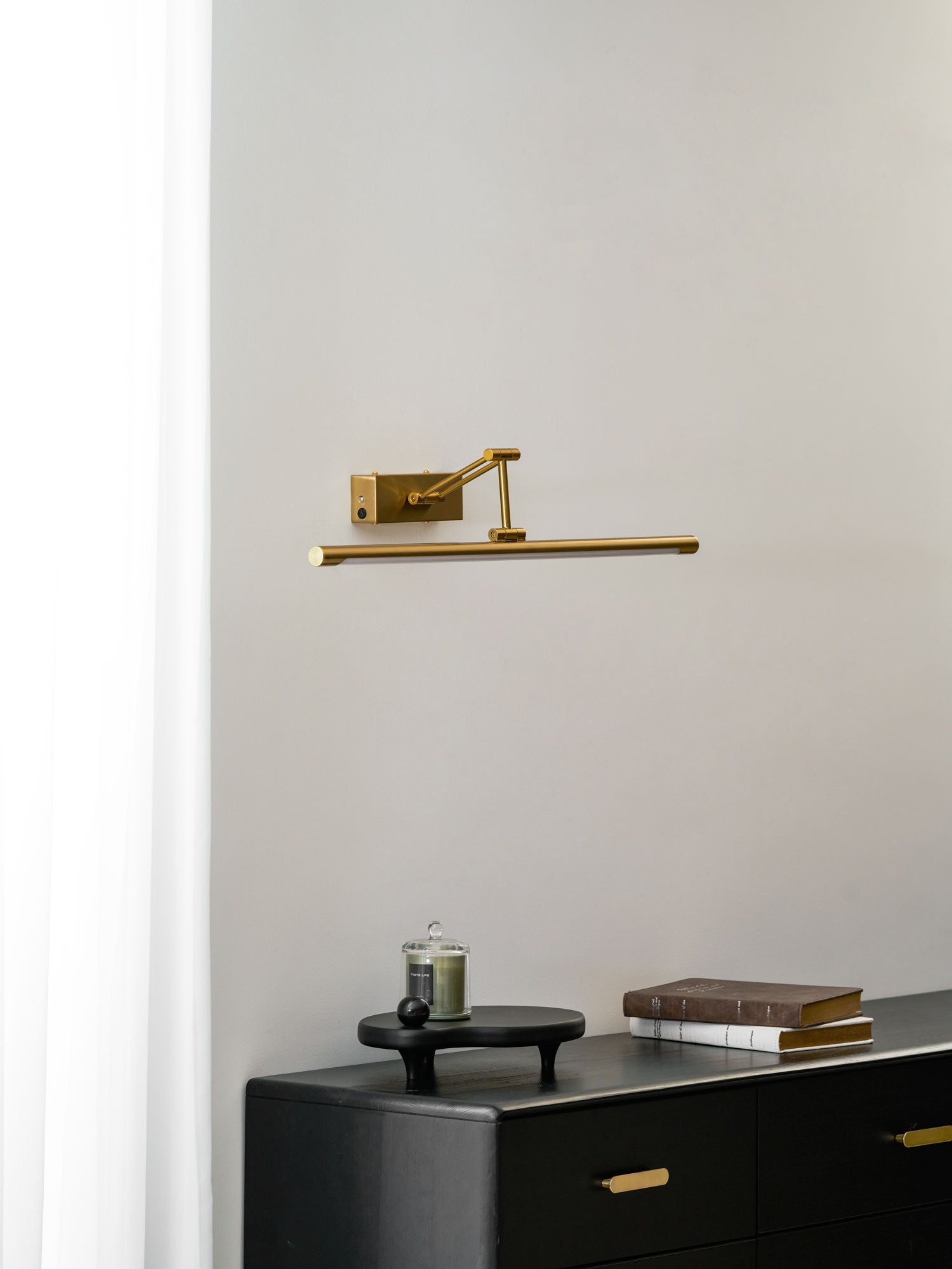 Oplaadbare Schilderijverlichting Goud USB Draadloos Frame Lamp voor Kunst Foto's Muur | Sansoti