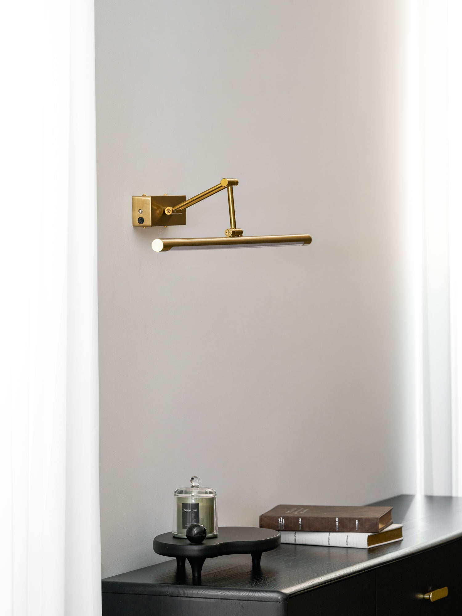 Oplaadbare Schilderijverlichting Goud USB Draadloos Frame Lamp voor Kunst Foto's Muur | Sansoti