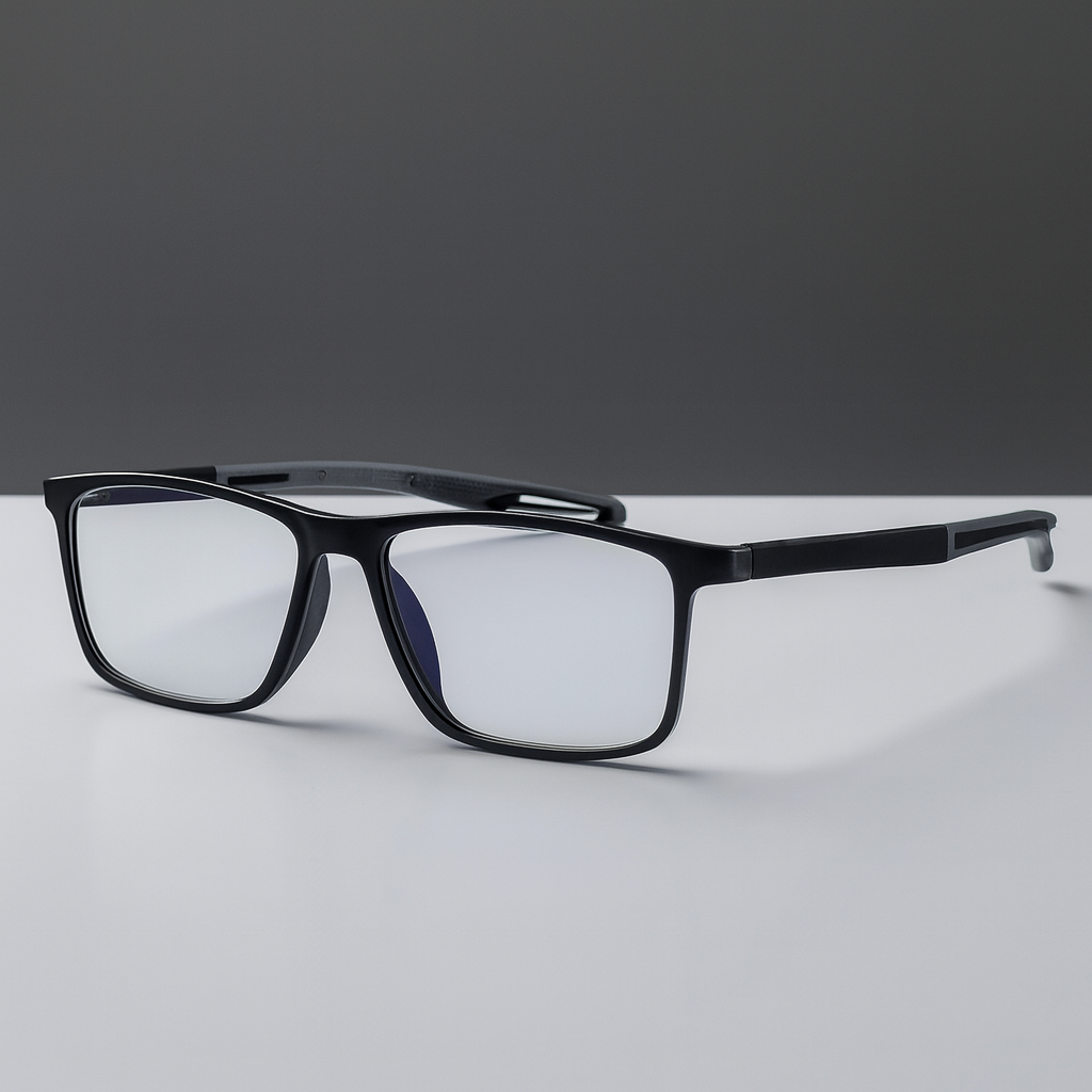 Multifocale Leesbril met Blauwe Lichtfilter – Ultralichte TR90 Bril met UV-Bescherming en Progressieve Glazen voor Scherp Zicht | Sansoti
