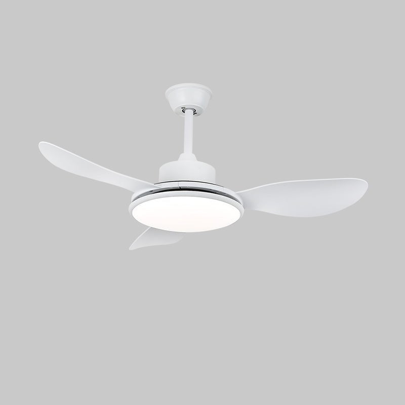 Plafondventilator met LED-verlichting en afstandsbediening | Scandinavisch design met houtnerf afwerking | Sansoti
