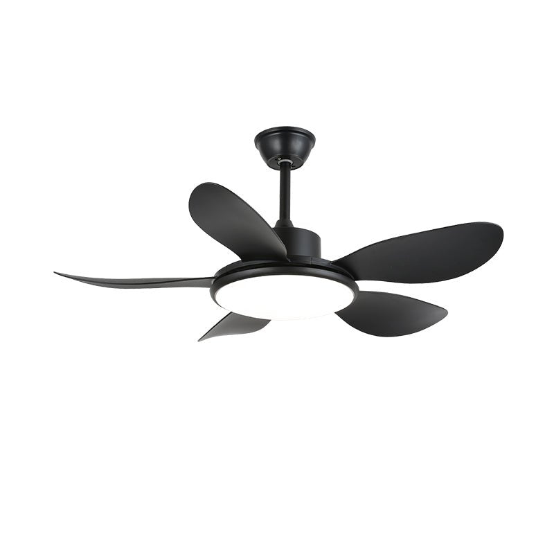 Plafondventilator met LED-verlichting en afstandsbediening | Scandinavisch design met houtnerf afwerking | Sansoti