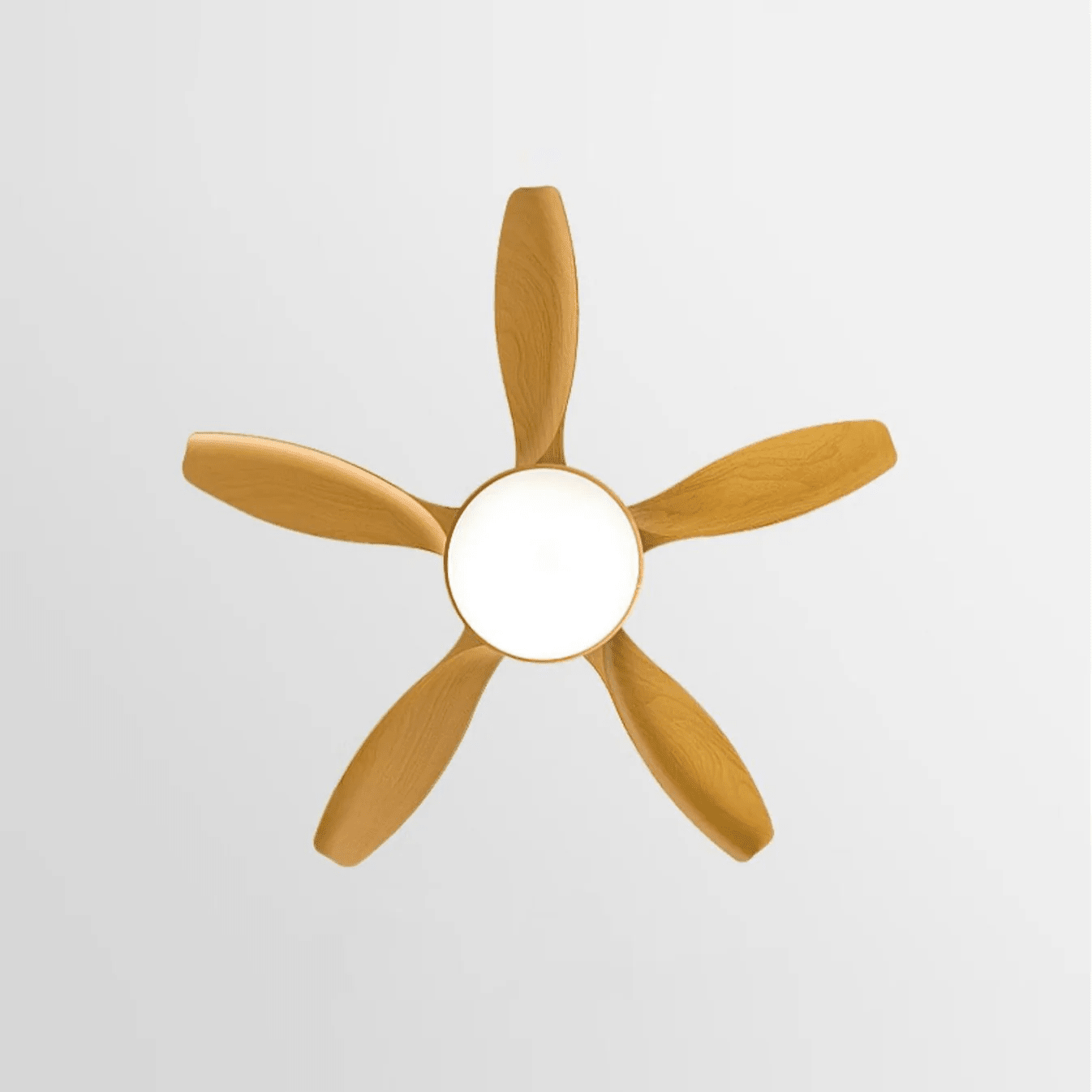 Design Plafondventilator met Geïntegreerde Verlichting StillWind – 132 cm Bladwijdte – Hout-Look ABS Bladen – LED – Afstandsbediening – 6 Snelheden | Sansoti