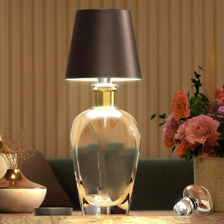 Draadloze Tafellamp met Touch Bediening Dimbaar USB Oplaadbaar Sfeerverlichting Nachtlampje voor Binnen en Buiten | Sansoti