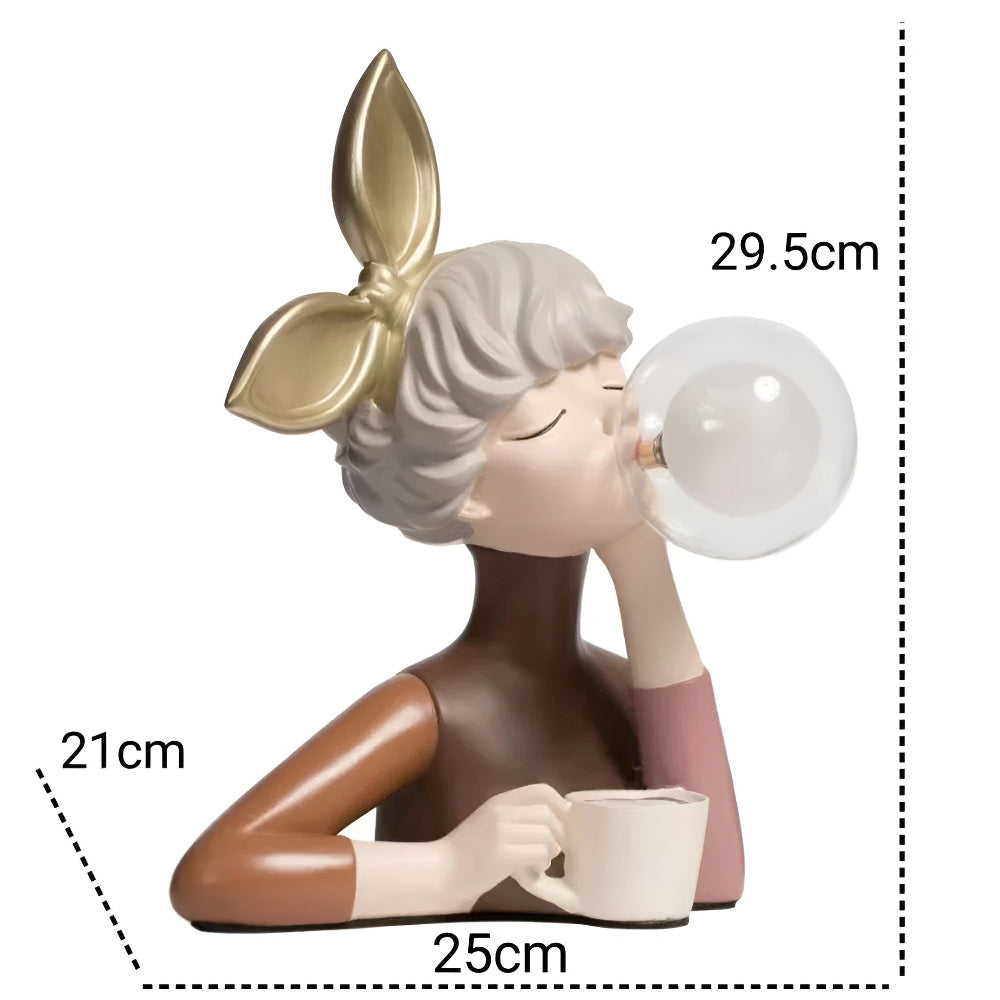Tischleuchte Mädchen Bubble LED Design 25-36cm USB Stimmungslicht | Restfield