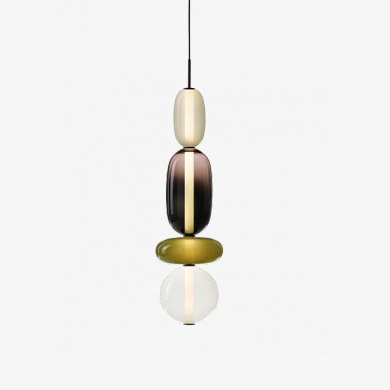 Hanglamp Gekleurd Glas Acryl LED Dimbaar Metaal 16-18cm 8 Modellen Woonkamer Eetkamer Modern | Sansoti