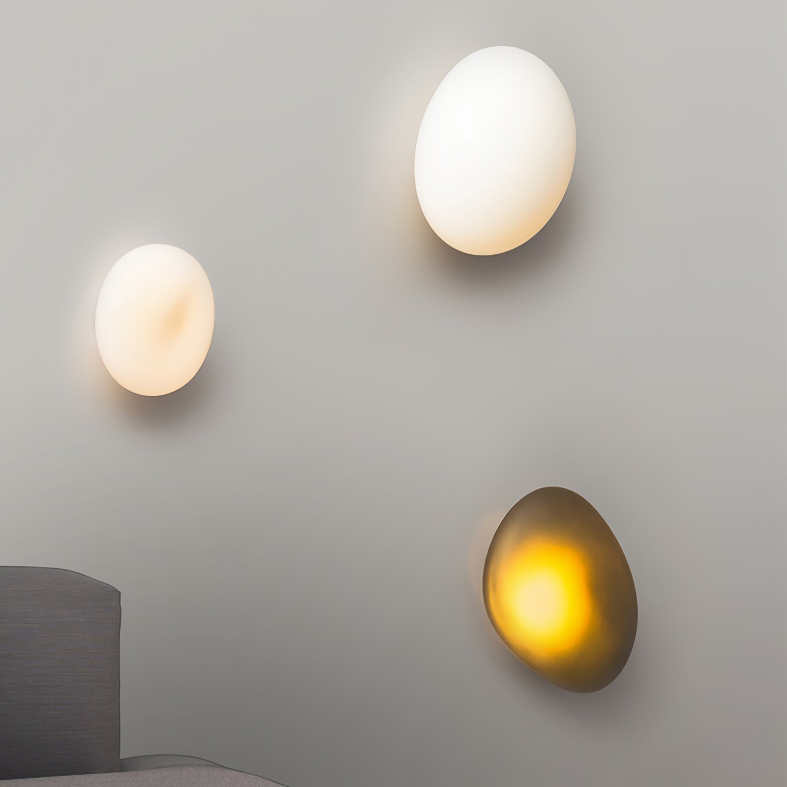 Glazen Wandlamp met Handgeblazen Bubble-Glas – Sculptuur Verlichting Scandinavisch Design – Verkrijgbaar in 4 Unieke Modellen & 4 Kleuren | Sansoti
