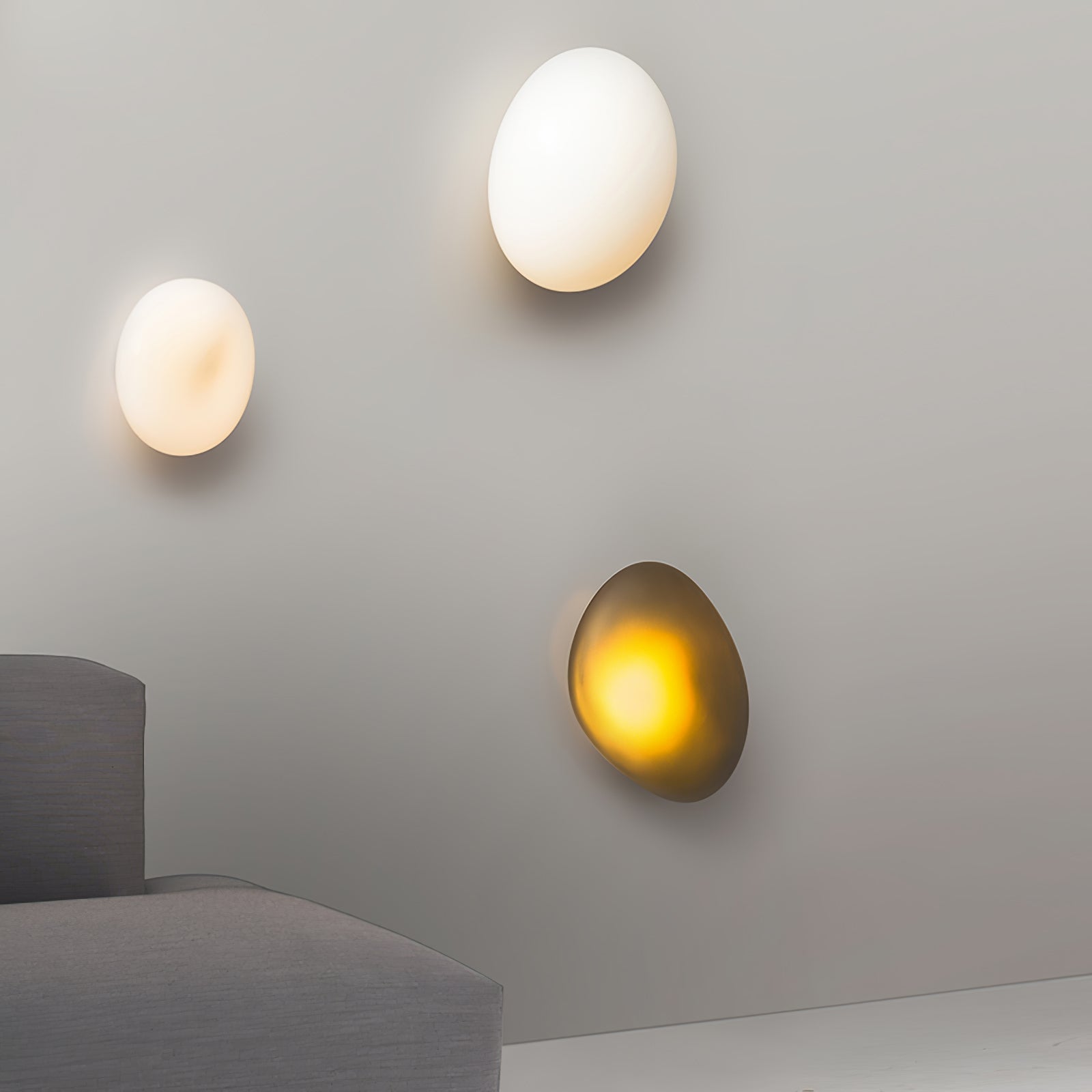 Glazen Wandlamp met Handgeblazen Bubble-Glas – Sculptuur Verlichting Scandinavisch Design – Verkrijgbaar in 4 Unieke Modellen & 4 Kleuren | Sansoti