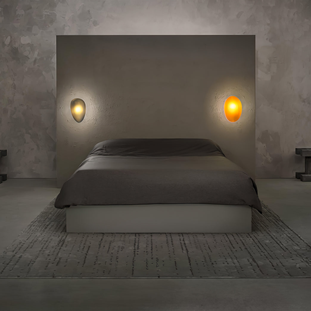 Glazen Wandlamp met Handgeblazen Bubble-Glas – Sculptuur Verlichting Scandinavisch Design – Verkrijgbaar in 4 Unieke Modellen & 4 Kleuren | Sansoti