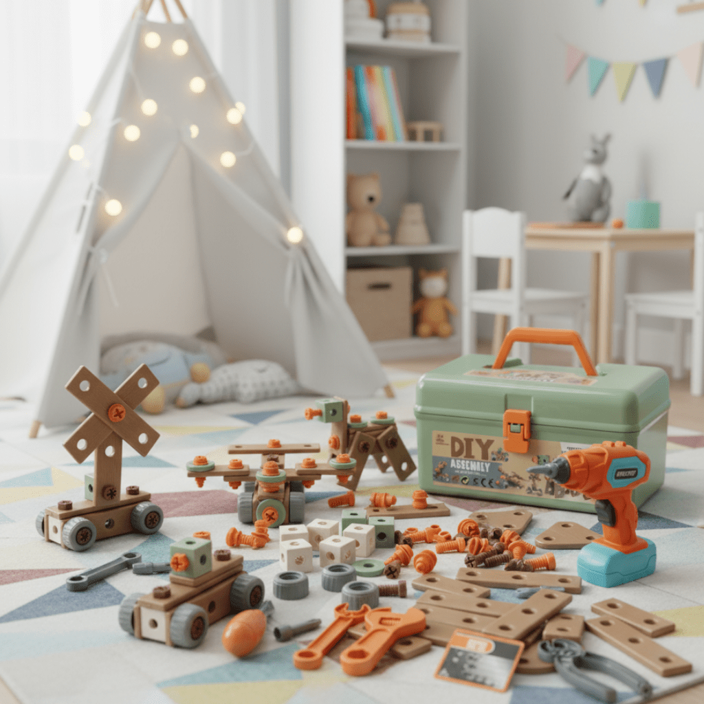 Constructie Speelgoedset 100 Stuks voor Creatief Bouwen Fantasierijk Spelen Educatief Ontwikkelingsspeelgoed | Sansoti