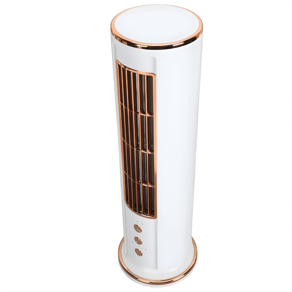 Compacte Tafelventilator USB Oplaadbaar 3 Standen Fluisterstil zonder Wieken voor Kantoor Slaapkamer | Sansoti