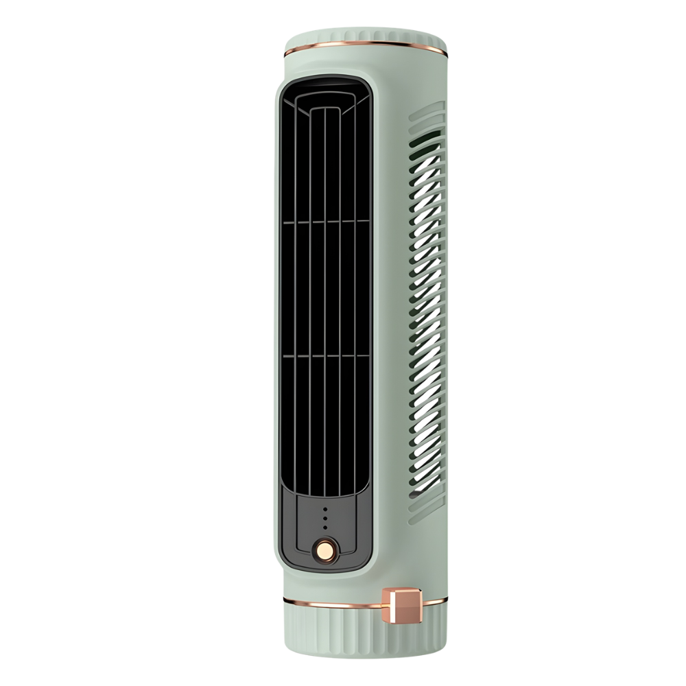 Tower Fan Bladeless Design USB Table Fan with 60° Oscillation for Desk and Office | Sansoti
