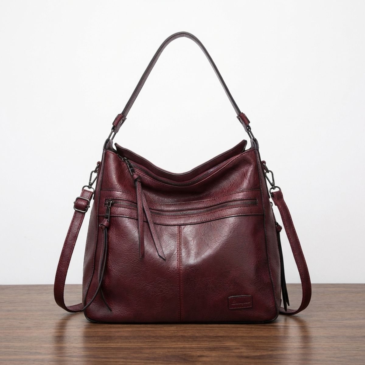 Leren Schoudertas met Verstelbare Riem Dames Premium Flap Crossbody Handtas voor Dagelijks Gebruik en Uitgaan | Sansoti
