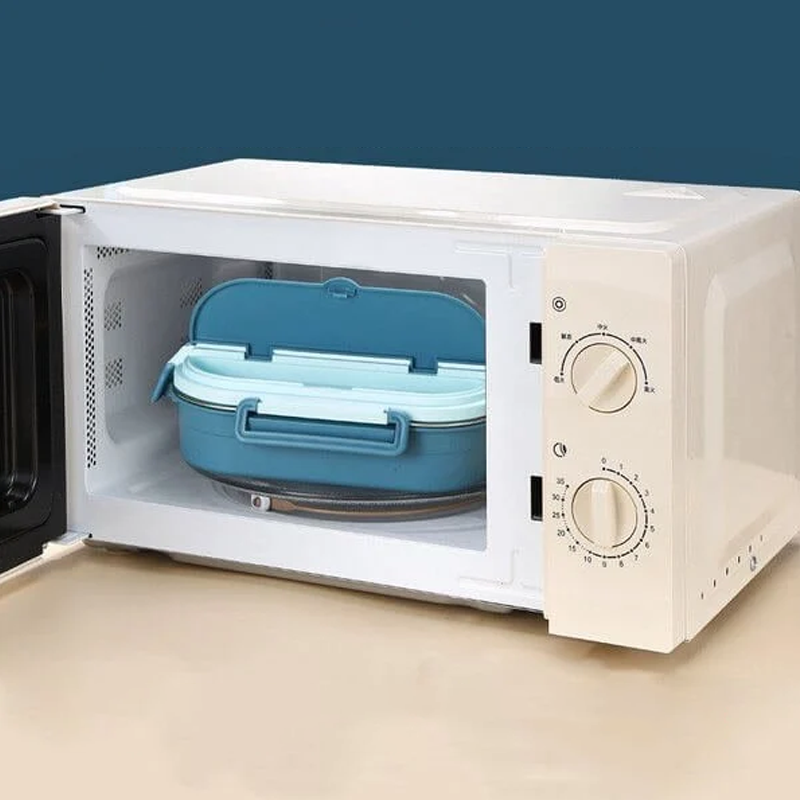Boîte repas isotherme en acier inoxydable – Bentobox compartimentée – Étanche et isolante pour le travail, l’école et les pique-niques | Sansoti