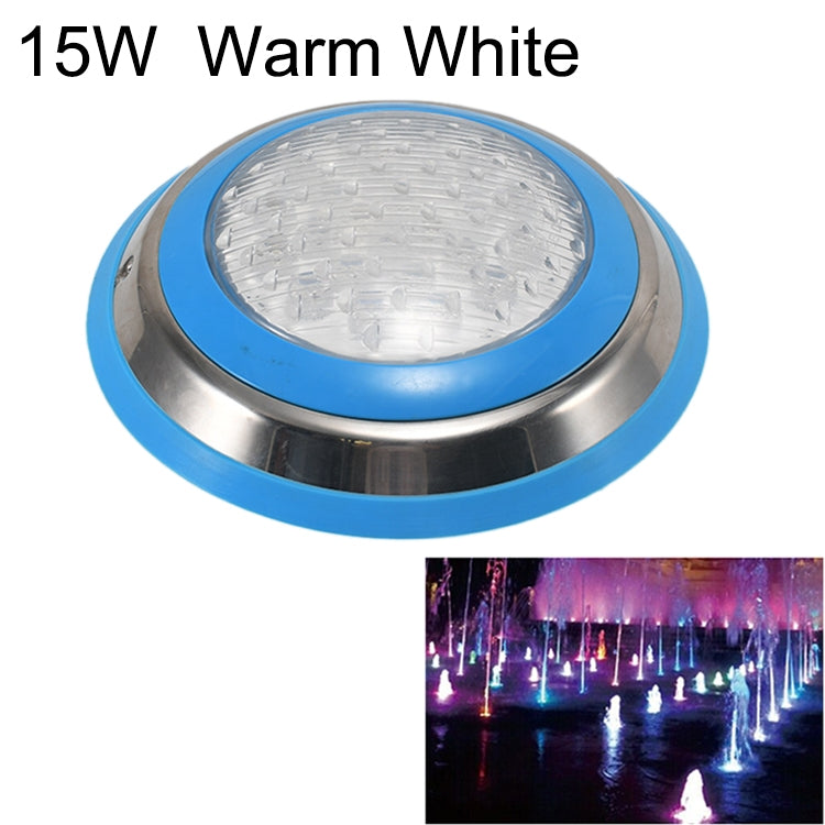 Onderwaterverlichting LED 15W Wandmontage Zwembad Tuin RVS Waterdicht IP68 Buitenlamp Vijver Fontein Pool | Sansoti