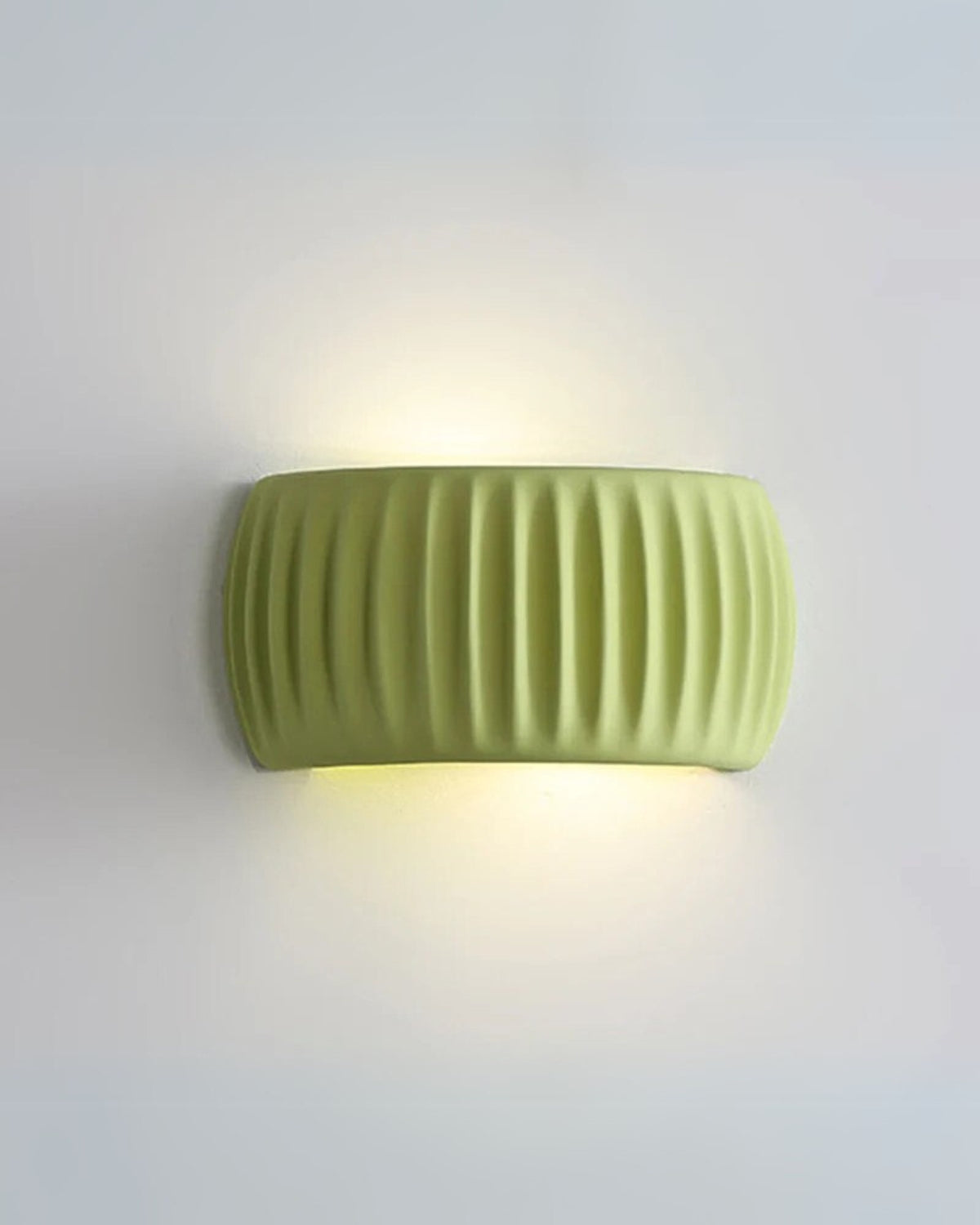 Wandlamp met Golvende Textuur in Natuurlijke Aardtinten voor Sfeervolle Verlichting | Moderne Wandverlichting Ambachtelijk Design Warm Licht Omhoog en Omlaag | Sansoti