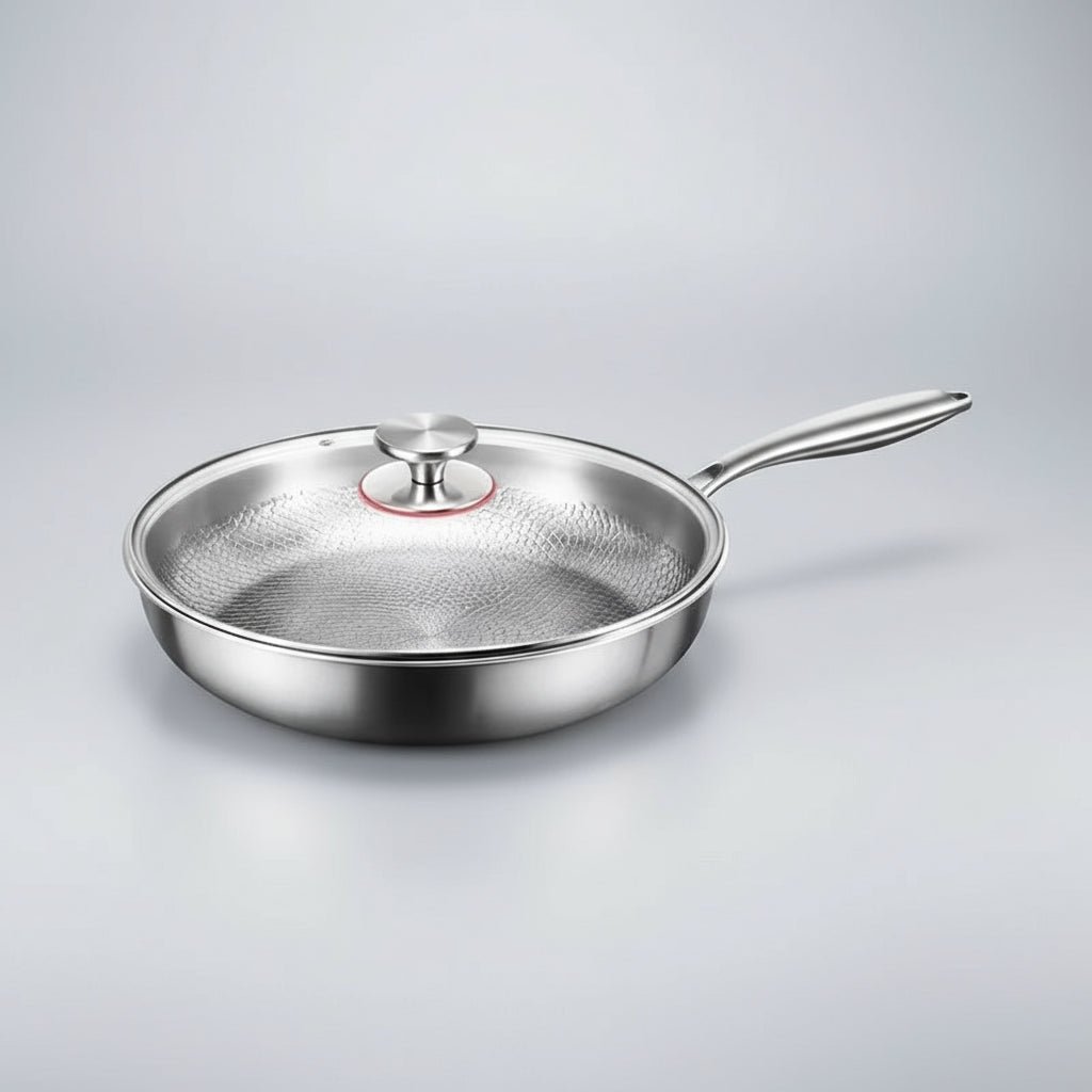 Titan-Bratpfanne mit gehämmerter Antihaftbeschichtung – Induktionsgeeignet & Für den täglichen Gebrauch | Restfield