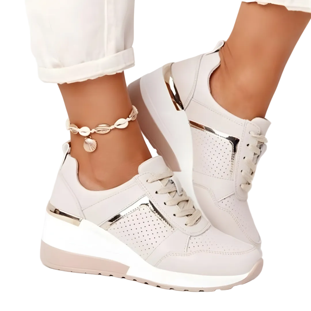 Dames Sneakers Ademend met Verstevigde Hiel & Antislip Zool Casual Sportschoenen Wandelschoen Vrije Tijd | Sansoti