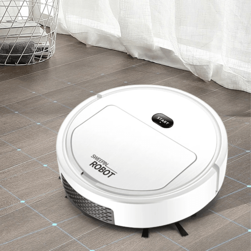 Robotstofzuiger Automatisch met Intelligente Navigatie Obstakeldetectie en App Bediening voor Vloeren tot 180m² | Sansoti