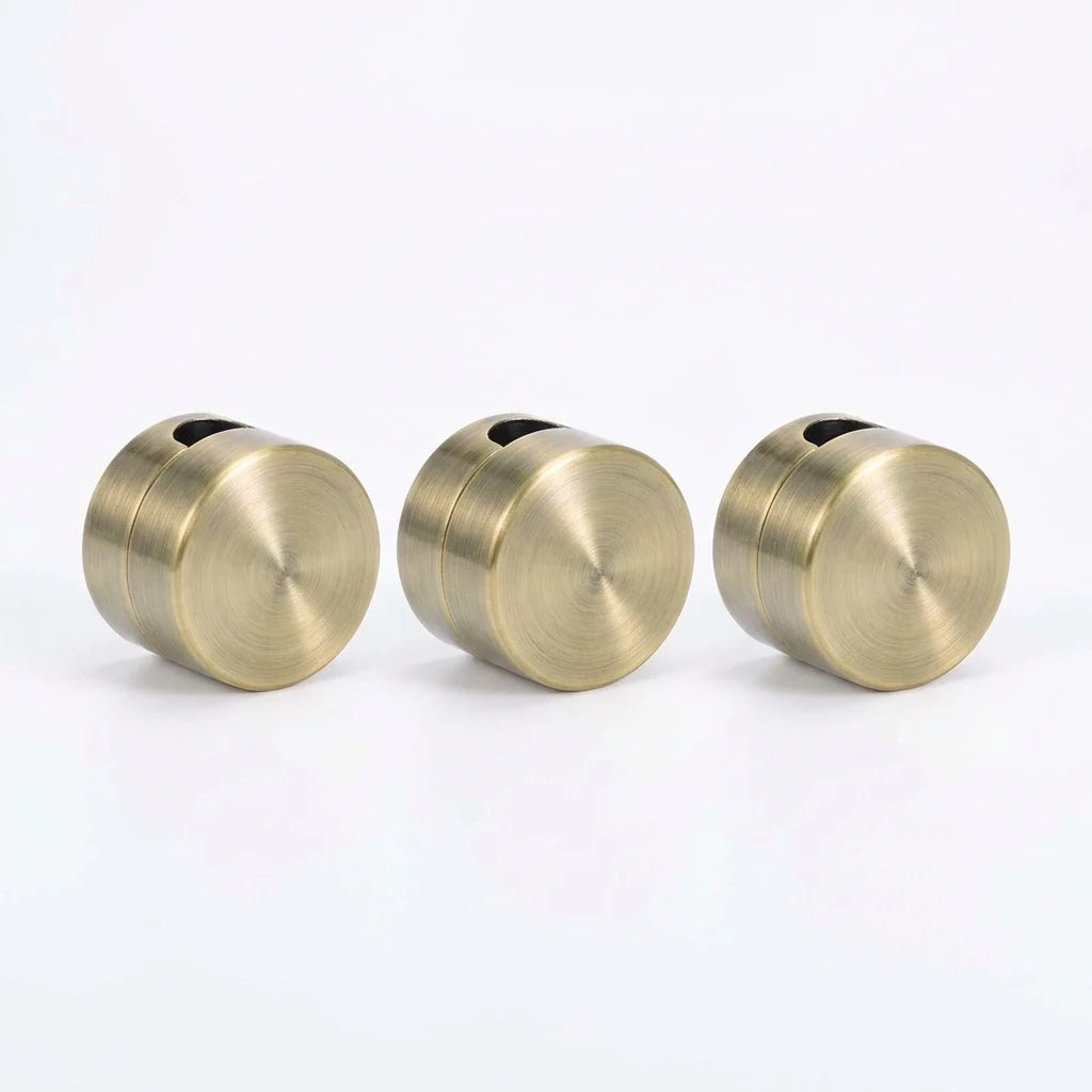 Kabelclips Zelfklevend Kabelmanagement 3 Stuks Aluminium Goud Zilver Zwart Bureau Wand | Sansoti