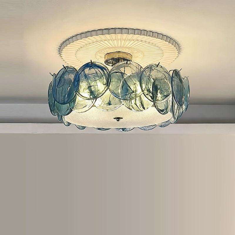 Ceiling Light Glass Globe Metal Chrome E14 Ambient Light Modern Scandinavian Interior Living Room Dining Room | Sansoti