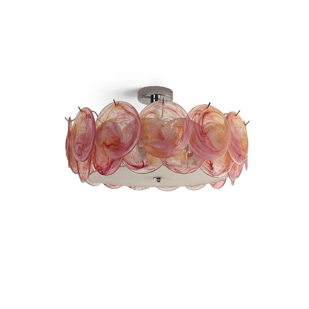 Ceiling Light Glass Globe Metal Chrome E14 Ambient Light Modern Scandinavian Interior Living Room Dining Room | Sansoti