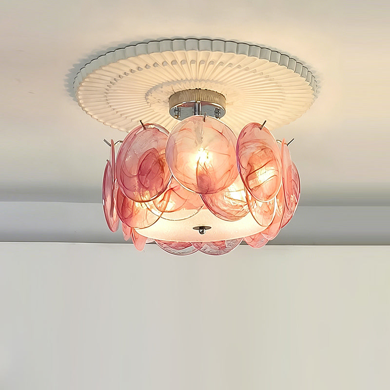 Ceiling Light Glass Globe Metal Chrome E14 Ambient Light Modern Scandinavian Interior Living Room Dining Room | Sansoti