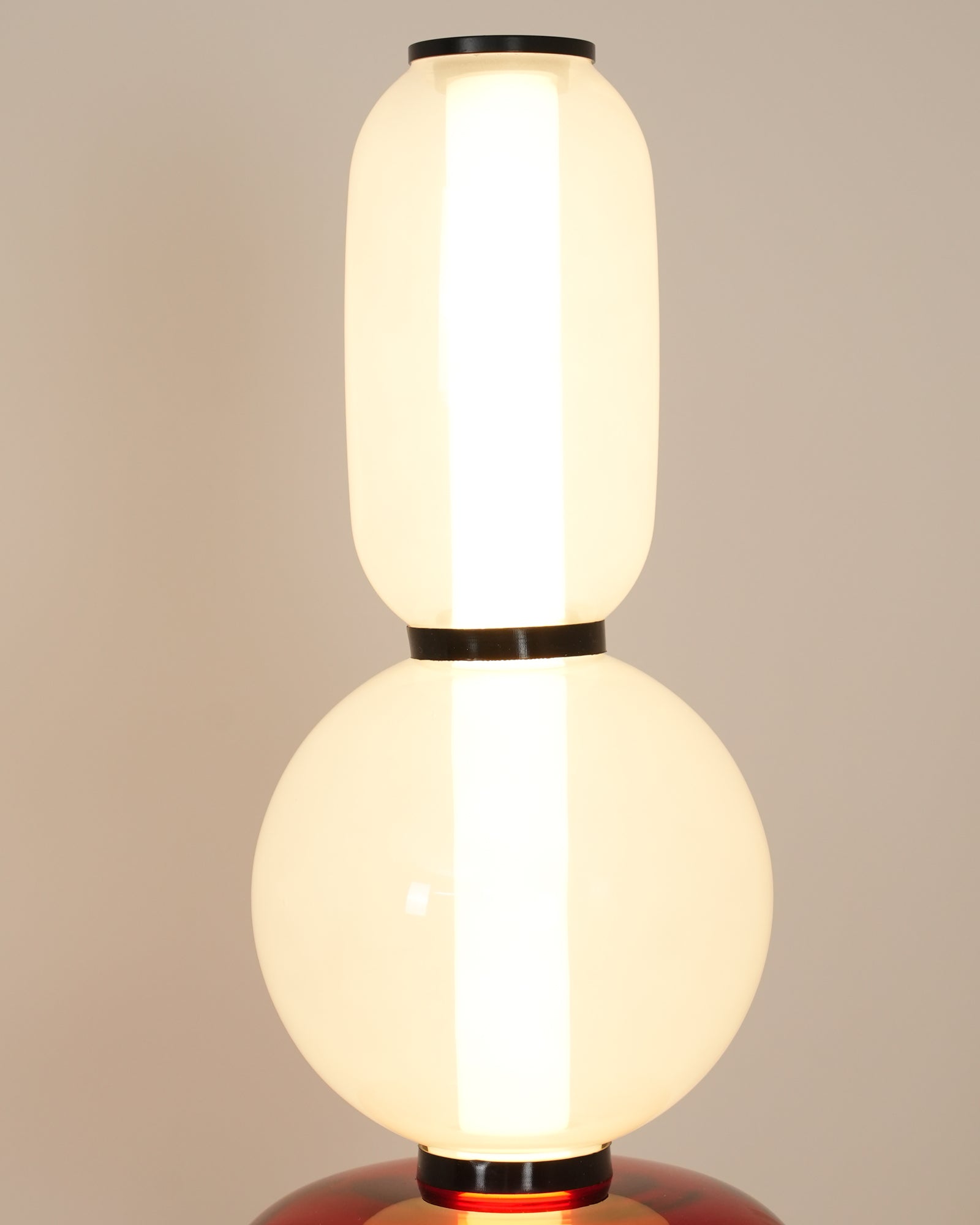 Handgeblazen Glazen Vloerlamp met Artistieke Glasclusters – Decoratief Stijlicoon met Geïntegreerde LED – Verkrijgbaar in Twee Hoogtes | Sansoti
