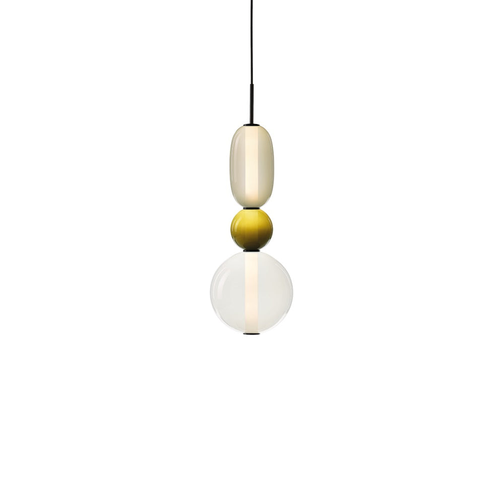 Glazen Hanglamp met Handgeblazen Kappen – Moderne Verlichting met Ambachtelijk Glaswerk | Sansoti