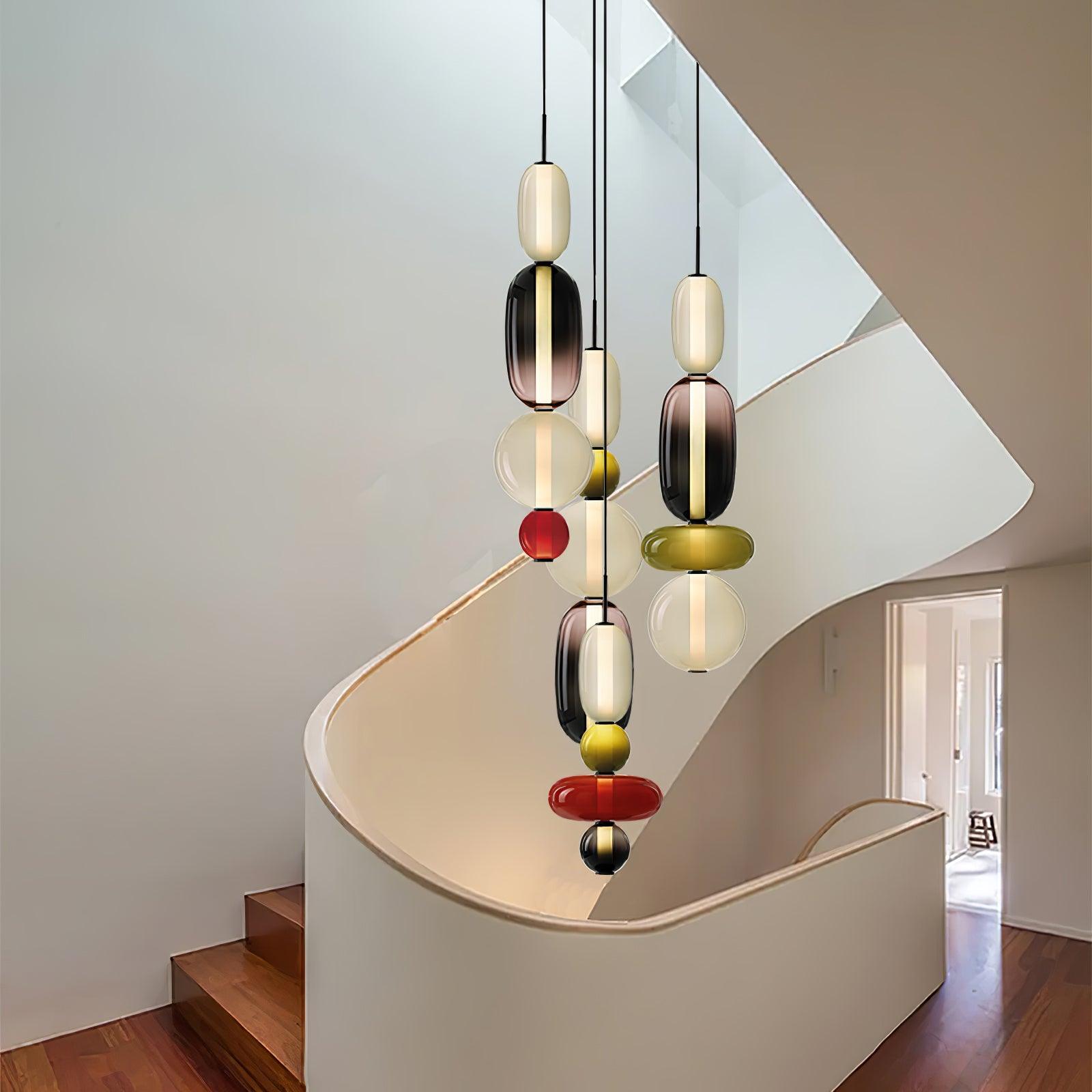 Hanglamp Gekleurd Glas Acryl LED Dimbaar Metaal 16-18cm 8 Modellen Woonkamer Eetkamer Modern | Sansoti