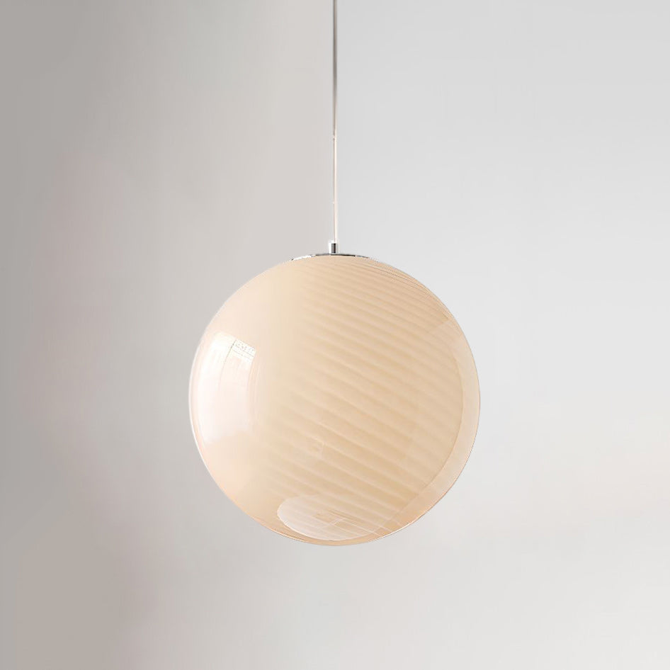 Glazen Hanglamp met Gedraaide Vorm – Handgeblazen Designverlichting voor Keukeneiland en Eetruimte | Sansoti