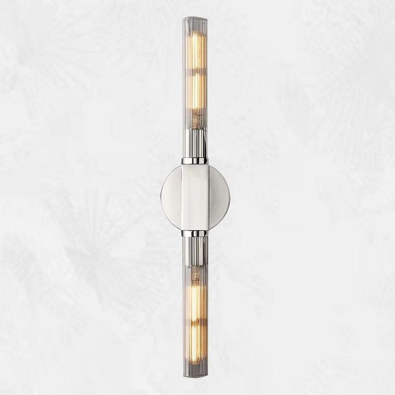 Applique murale en verre style chandelier, laiton, noir, nickel, salon, chambre, salle à manger, éclairage design dimmable | Sansoti