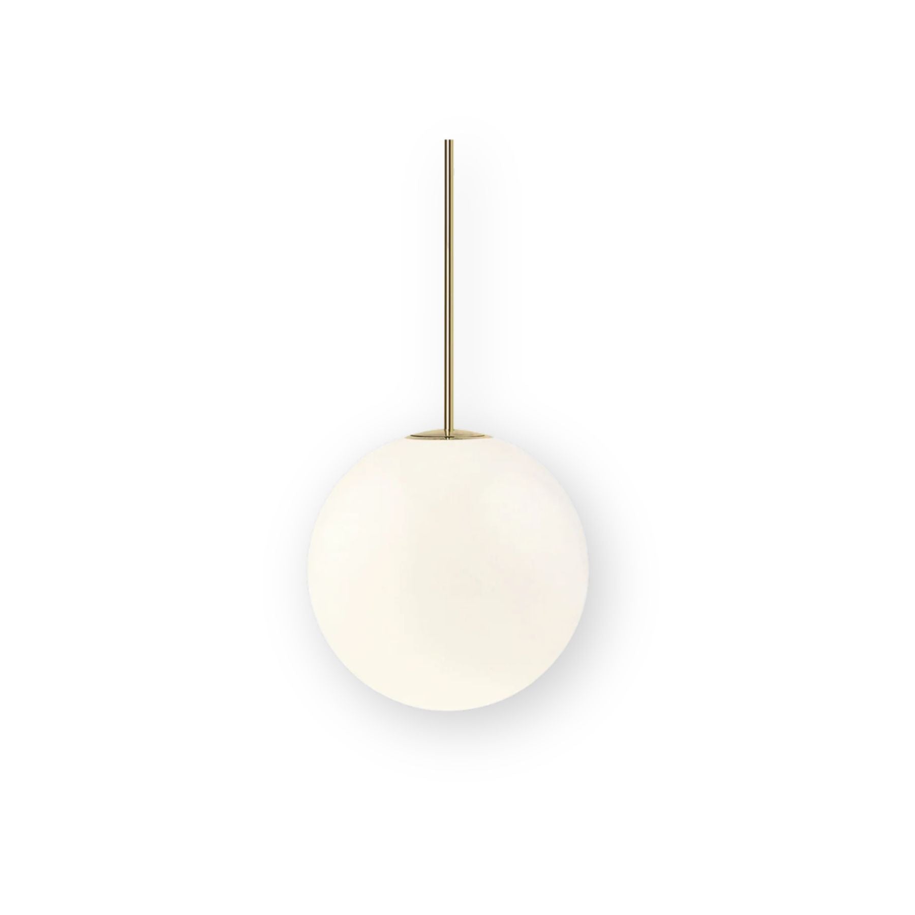 Hängelampe Messing Milchglas Decke Minimalistisch Modern Skandinavisch Flur Esstisch Nachttisch | Restfield