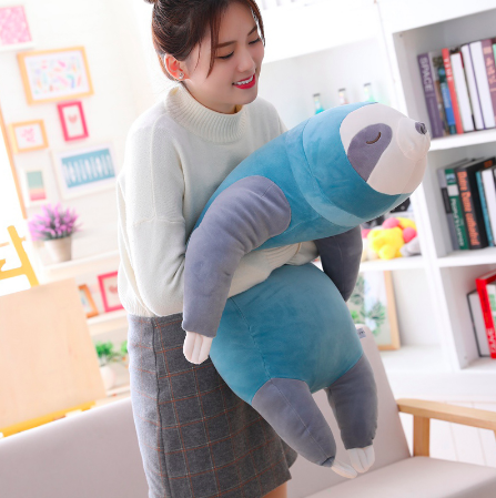 Luiaard Knuffel Groot Zacht Pluche Speelgoed 60-100 cm Kinderen Volwassenen Knuffeldier Cadeau | Sansoti