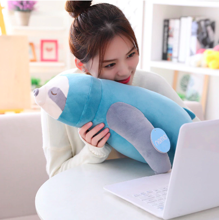 Zachte Luiaard Knuffel 60-100cm Pluche Dier Kinderkamer Speelgoed Slaapkamer Decoratie Cadeau Kind Baby | Sansoti
