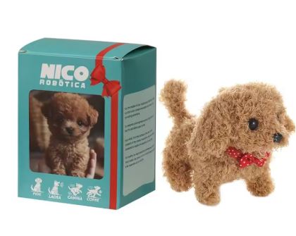 Jouet Robot Chien Interactif Marche Aboie Queue Qui Remue Peluche Cadeau | Restfield