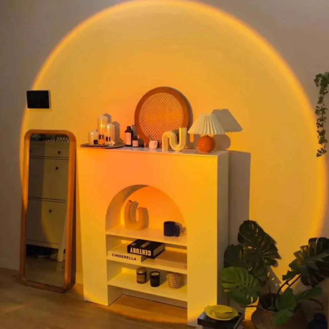 Sunset Lamp Projector LED 360 Graden Sfeerlicht Zonsondergang Lamp Kamer | Sansoti